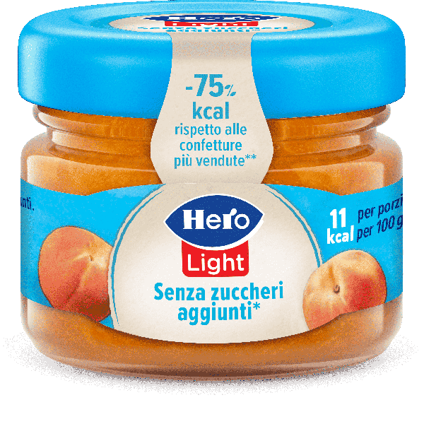 Hero Confetture Light Pesche 72x25gr in monodose