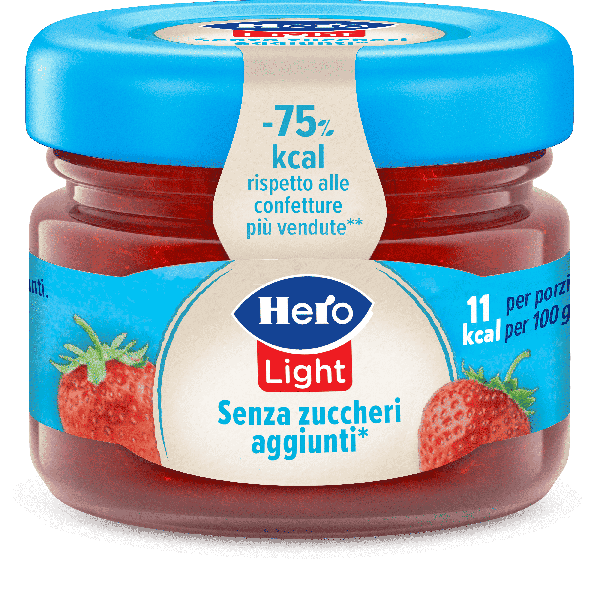 Hero Confetture Light Fragole 72x25gr in monodose